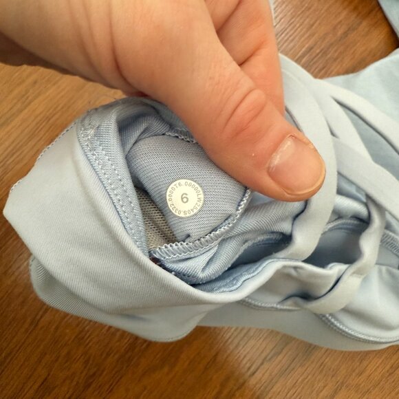 Lululemon Energy Sports Bra Size 6 Lot of 4 Black Blue Stripe Print White Gray - Picture 3 of 6